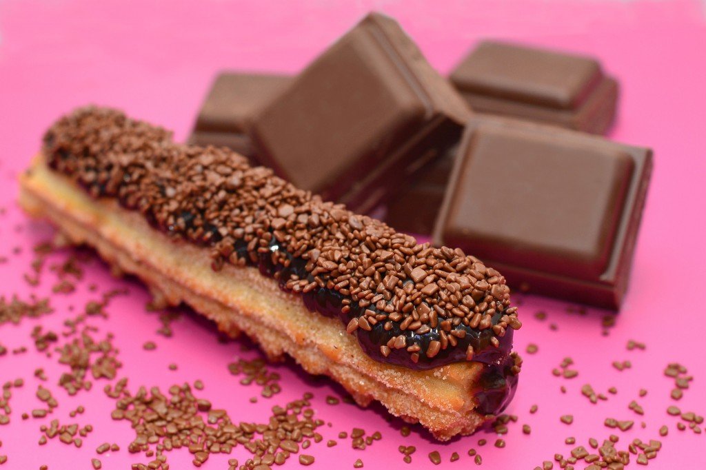 Churros de chocolate, da Churros da Si (foto: divulgação/ João Pires) 