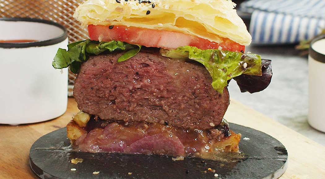 Faça em casa receita de hambúrguer gigante de Gordon Ramsay