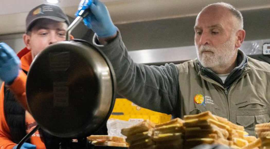Míssil russo atinge restaurante humanitário de José Andrés na Ucrânia (Foto: @wckitchen/Twitter)