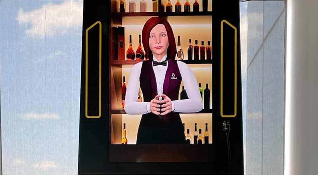 Cecilia.ai, a bartender-robô (Foto: Cecilia.ai/Instagram)