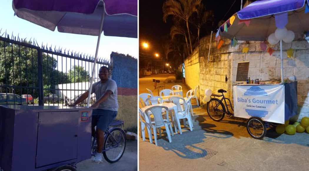 Humorista faz doação a cozinheiro da food bike ignorado por família e amigos (Foto: Reprodução/Redes sociais)