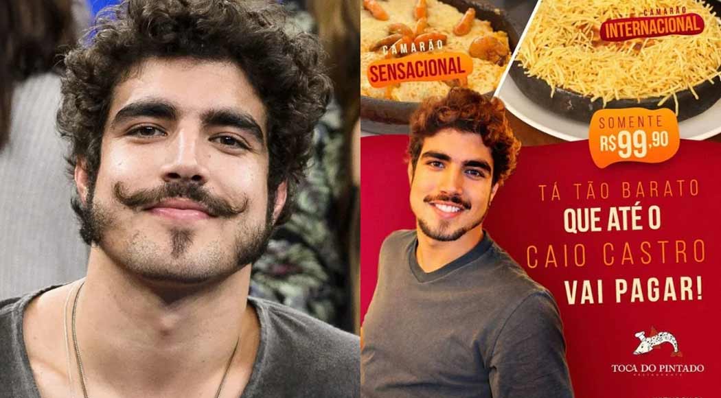 Caio Castro vai processar restaurante que aproveitou polêmica em anúncio (Foto: Reprodução)
