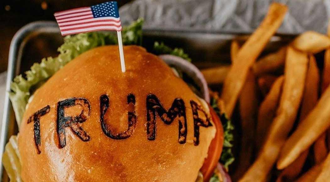 Fã de Trump abre hamburgueria no Texas em homenagem ao ex-presidente (Foto: Trump Burger of Belville/Facebook)