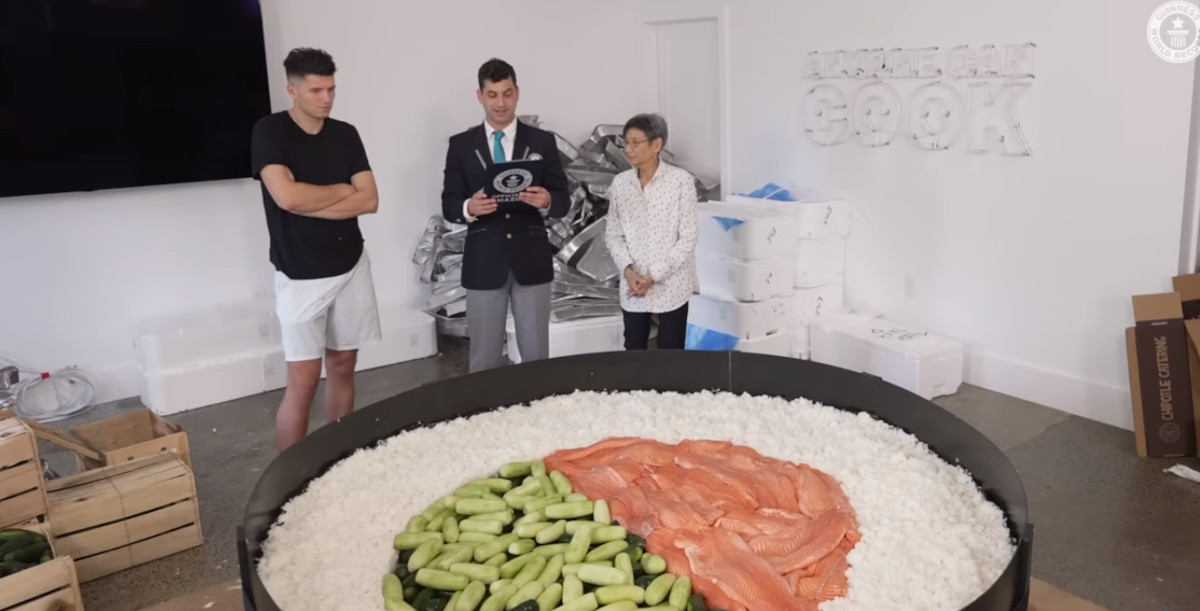 Maior sushi do mundo entra para o Guinness World Records