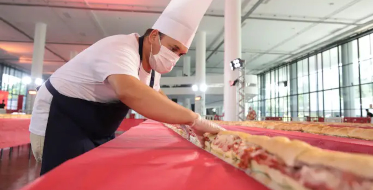 Maior sanduíche de metro do mundo