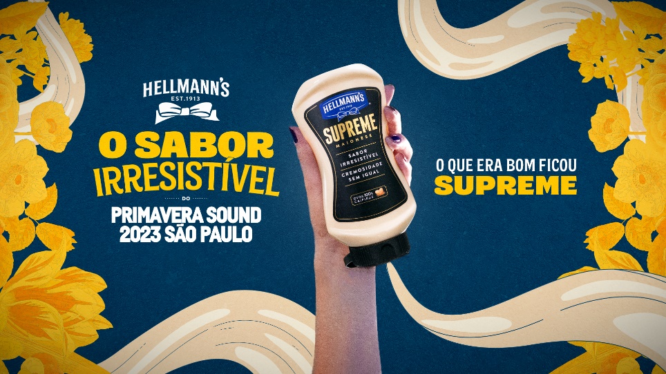 Hellmann’s é a marca oficial de molhos do Primavera Sound São Paulo 2023/Créditos: Divulgação