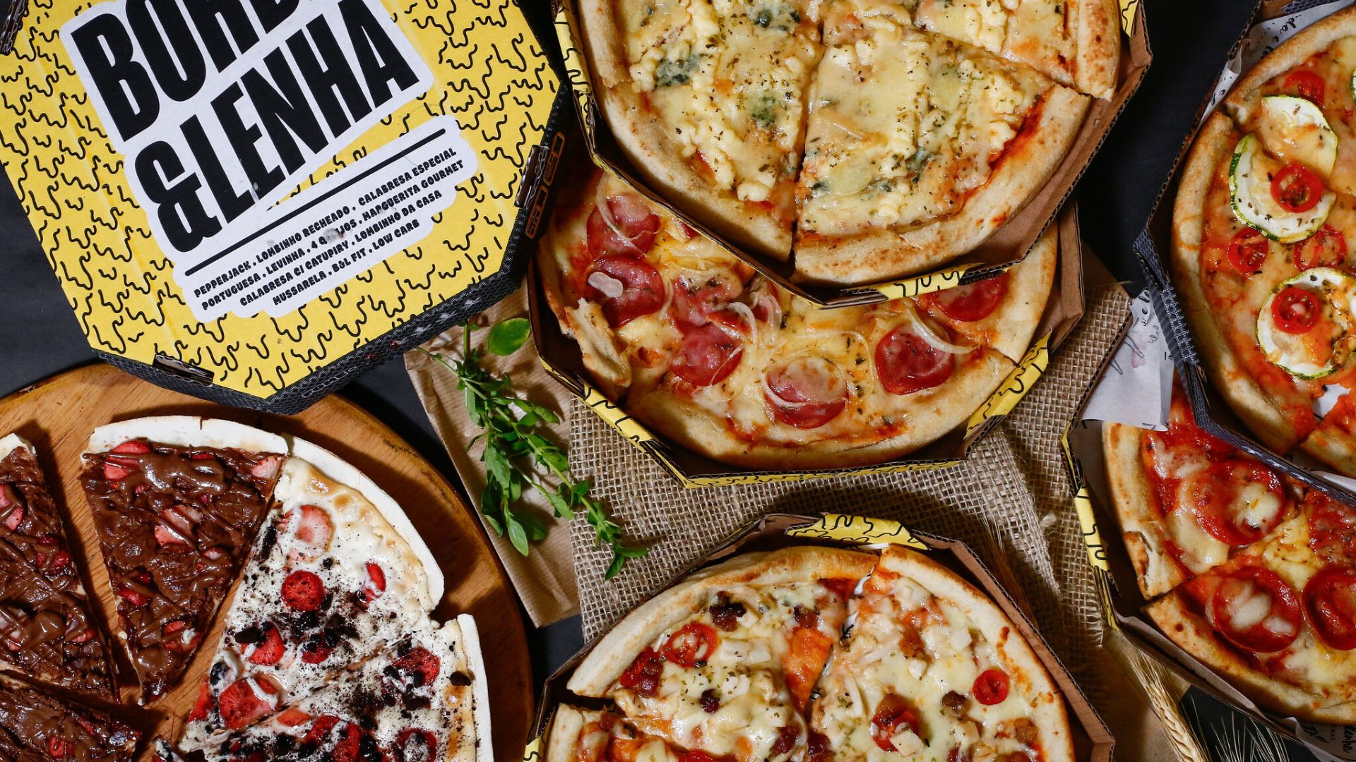 Pizzas do Borda&Lenha