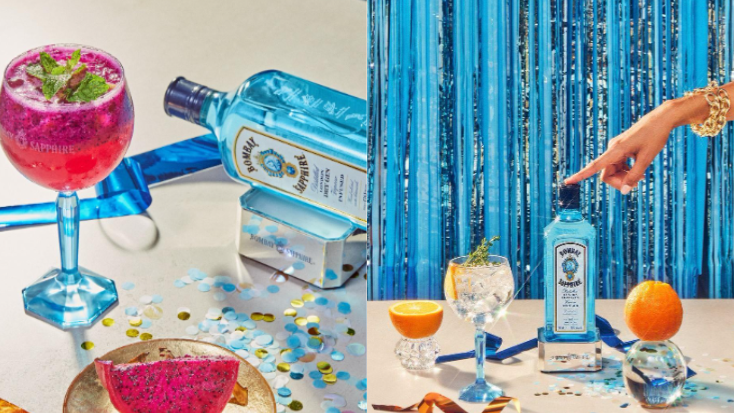 Bombay Sapphire cria drinks especiais para o Carnaval/Créditos: Divulgação