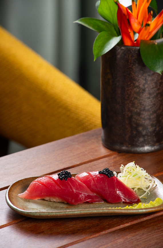 Nigiri de atum mujol do Sushi Bar/Créditos: Divulgação