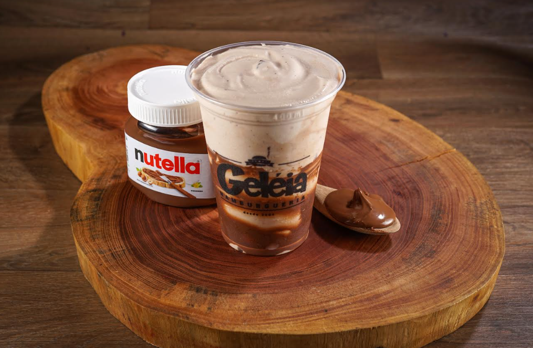 Milkshake de Nutella do Geléia Burger/Créditos: Divulgação
