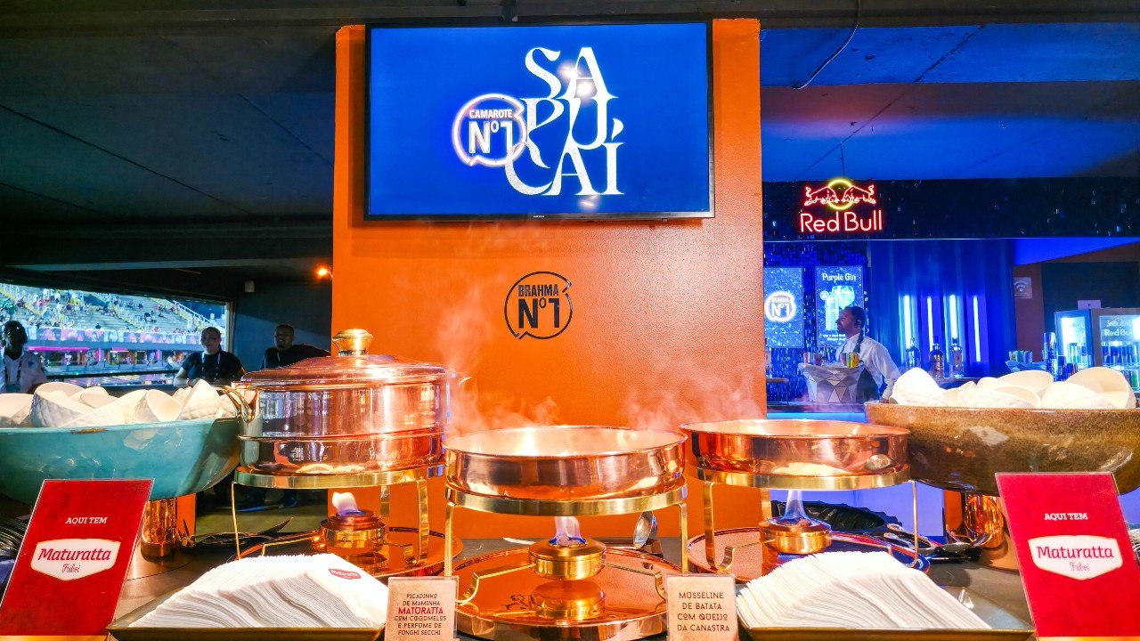 Carnaval 2026: como será a gastronomia de camarote com ingressos a até R$ 8 mil na Sapucaí