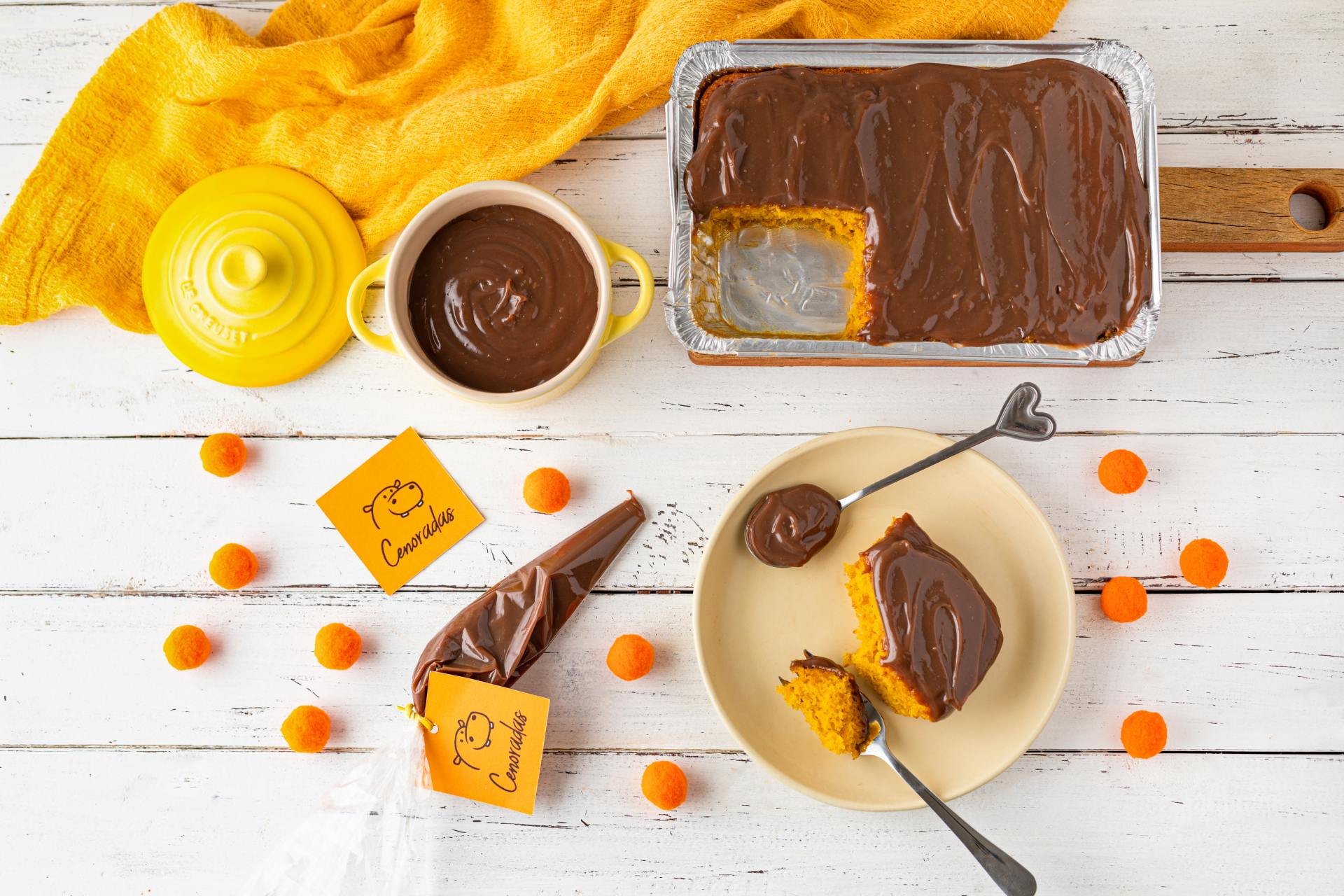 Bolo marmitinha brigadeiro da Cenoradas (Foto: Ana Schad)