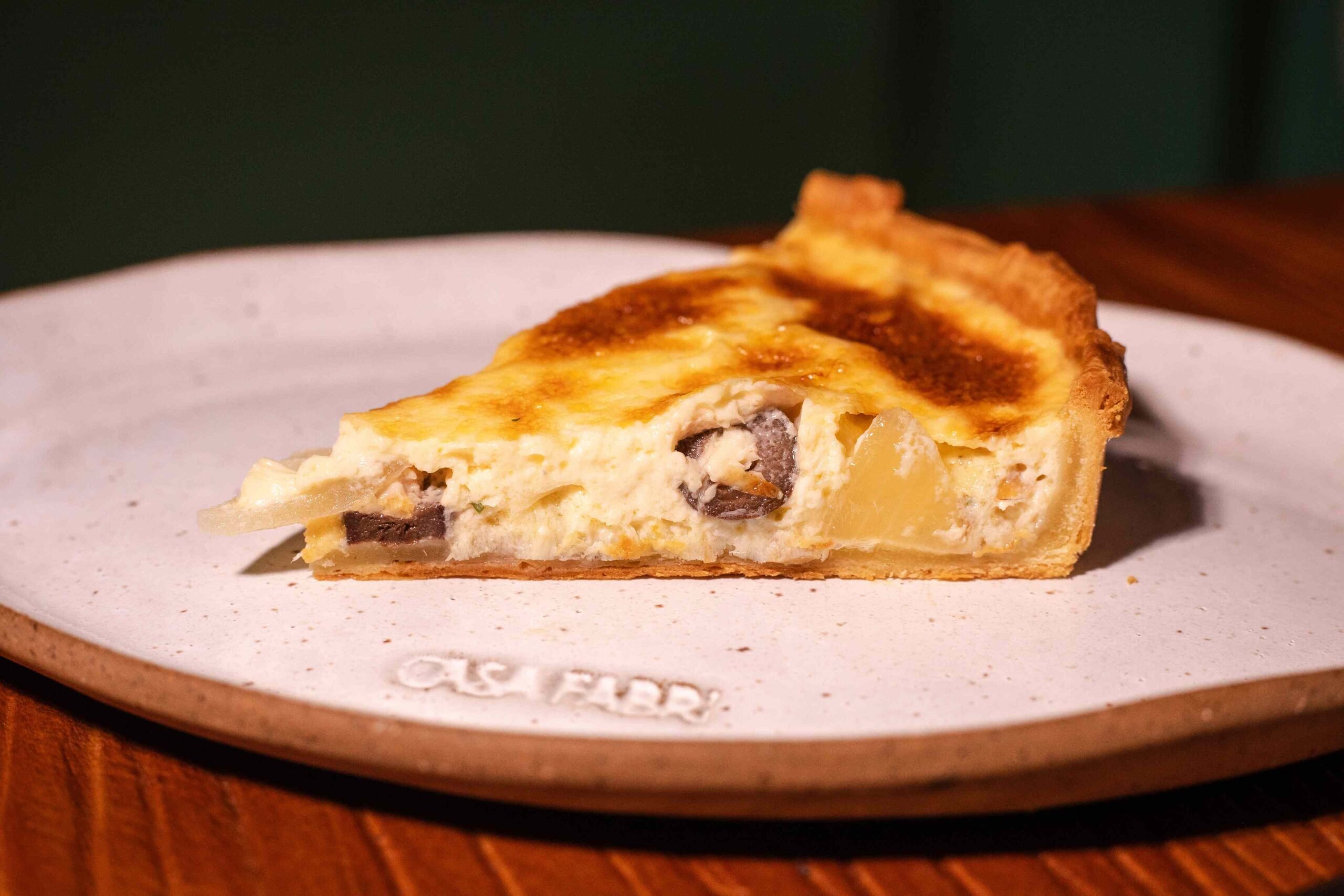 Quiche de bacalhau da Casa Fabri (Foto: Giovanna Aurelio)