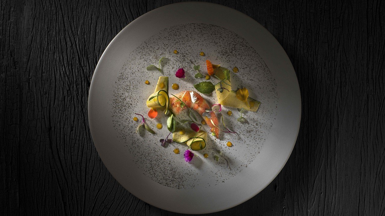 Camarão com abobrinha marinada do chef Geovane Carneiro