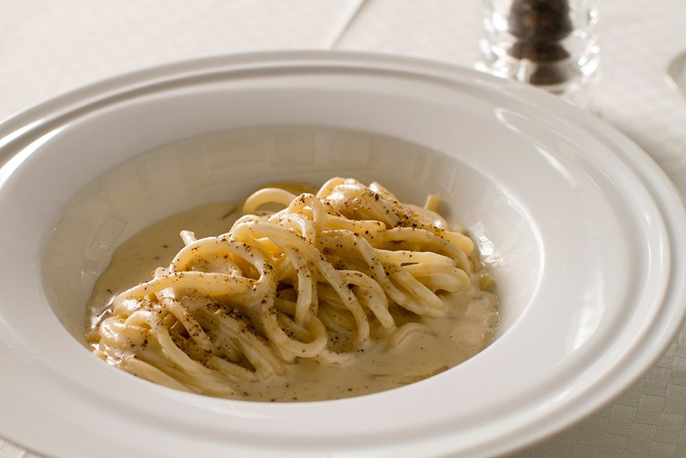 Cacio e Pepe della Casa do Ristorantino (Foto: Renan Magalhães)