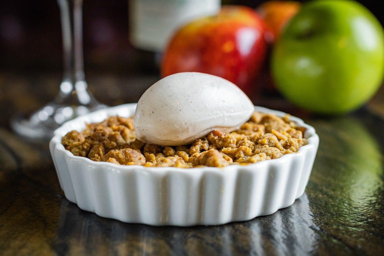 Torta de maçã do Manduque (Foto: Elvis Fernandes)