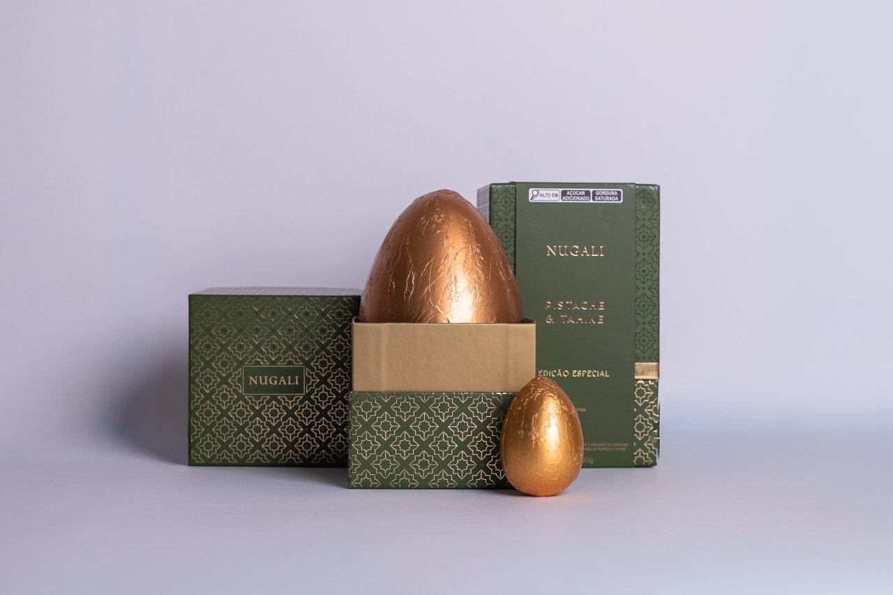 Ovo Pistache e Tahine da Nugali (Foto: Maria Eduarda Vasselai)