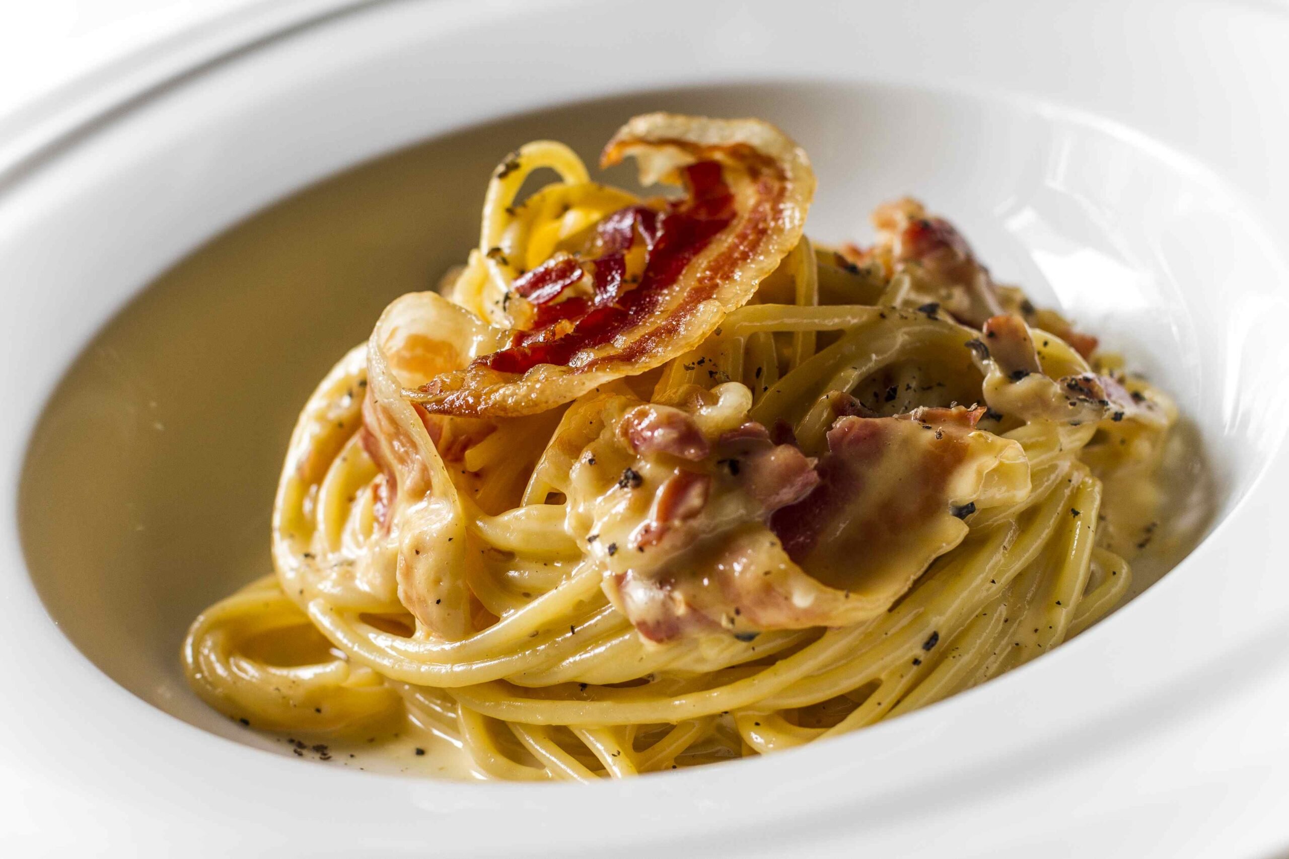 Carbonara do Ristorantino (Foto: Renan Magalhães)