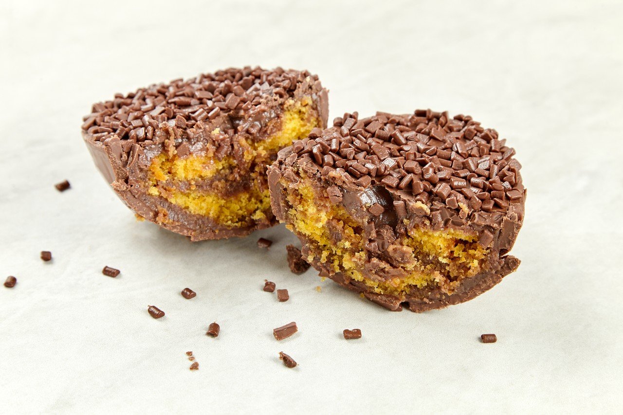  Ovo de Bolo de Cenoura com Brigadeiro d'A Torteria (Foto: Patino Fotografia)