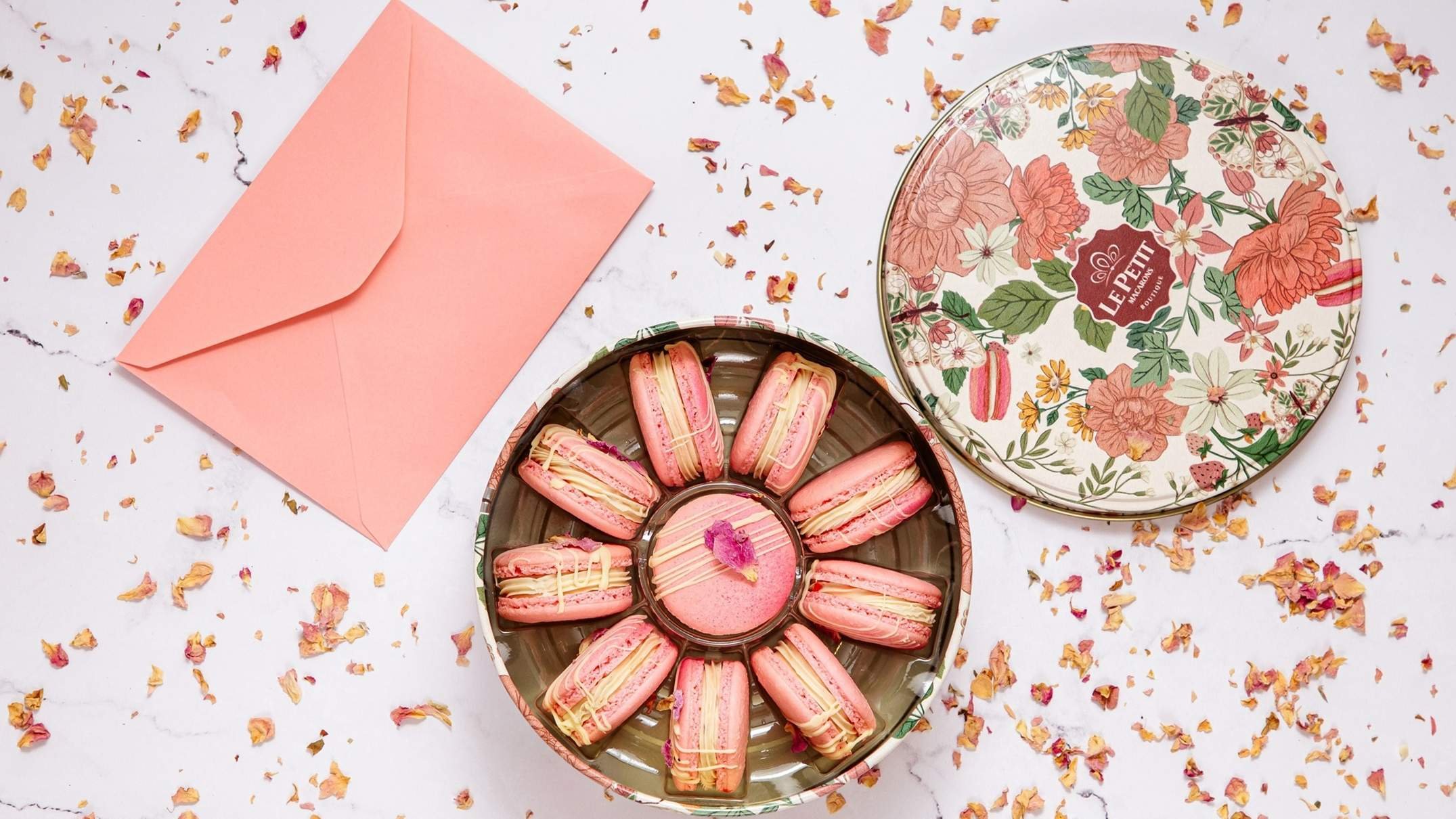 Macarons de Rosas com Lichia da Le Petit Macarons (Divulgação)